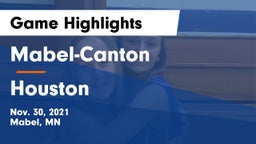 Mabel-Canton  vs Houston  Game Highlights - Nov. 30, 2021