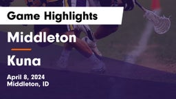 Middleton  vs Kuna Game Highlights - April 8, 2024