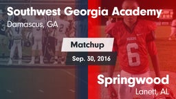 Matchup: Southwest Georgia Ac vs. Springwood  2016