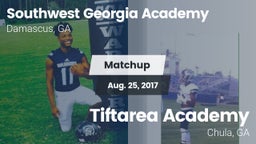 Matchup: Southwest Georgia Ac vs. Tiftarea Academy  2017