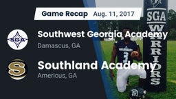 Recap: Southwest Georgia Academy  vs. Southland Academy  2017