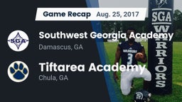 Recap: Southwest Georgia Academy  vs. Tiftarea Academy  2017