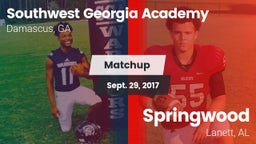 Matchup: Southwest Georgia Ac vs. Springwood  2017