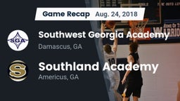 Recap: Southwest Georgia Academy  vs. Southland Academy  2018
