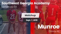 Matchup: Southwest Georgia Ac vs. Munroe  2018