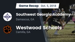 Recap: Southwest Georgia Academy  vs. Westwood Schools 2018