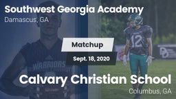 Matchup: Southwest Georgia Ac vs. Calvary Christian School 2020