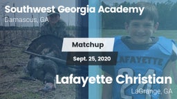 Matchup: Southwest Georgia Ac vs. Lafayette Christian  2020