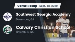 Recap: Southwest Georgia Academy  vs. Calvary Christian School 2020