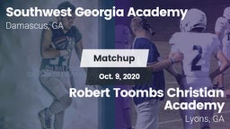 Matchup: Southwest Georgia Ac vs. Robert Toombs Christian Academy  2020