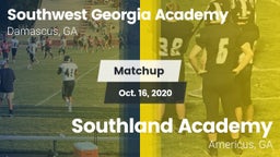 Matchup: Southwest Georgia Ac vs. Southland Academy  2020