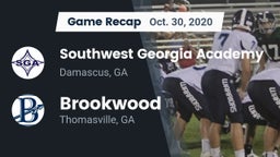Recap: Southwest Georgia Academy  vs. Brookwood  2020