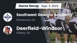 Recap: Southwest Georgia Academy  vs. Deerfield-Windsor  2022