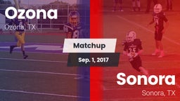 Matchup: Ozona vs. Sonora  2017