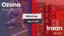 Matchup: Ozona vs. Iraan  2017