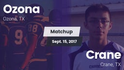 Matchup: Ozona vs. Crane  2017