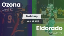 Matchup: Ozona vs. Eldorado  2017