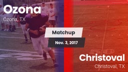 Matchup: Ozona vs. Christoval  2017
