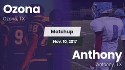 Matchup: Ozona vs. Anthony  2017