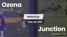 Matchup: Ozona vs. Junction  2018