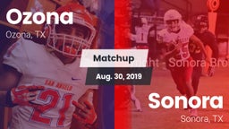 Matchup: Ozona vs. Sonora  2019