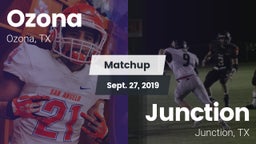 Matchup: Ozona vs. Junction  2019