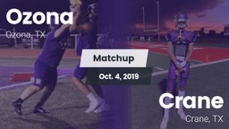 Matchup: Ozona vs. Crane  2019