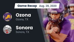 Recap: Ozona  vs. Sonora  2020