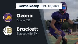 Recap: Ozona  vs. Brackett  2020