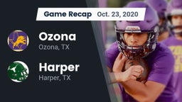 Recap: Ozona  vs. Harper  2020