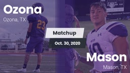 Matchup: Ozona vs. Mason  2020
