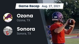 Recap: Ozona  vs. Sonora  2021