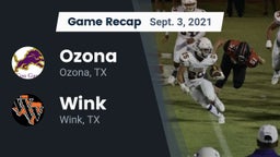 Recap: Ozona  vs. Wink  2021