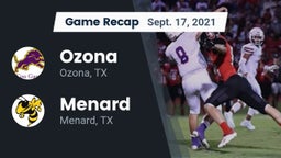 Recap: Ozona  vs. Menard  2021