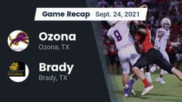 Recap: Ozona  vs. Brady  2021