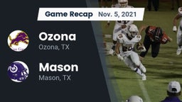 Recap: Ozona  vs. Mason  2021