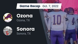 Recap: Ozona  vs. Sonora  2022