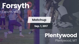 Matchup: Forsyth vs. Plentywood  2017