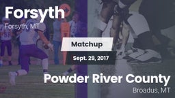 Matchup: Forsyth vs. Powder River County  2017