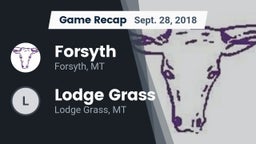 Recap: Forsyth  vs. Lodge Grass  2018