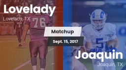 Matchup: Lovelady vs. Joaquin  2017