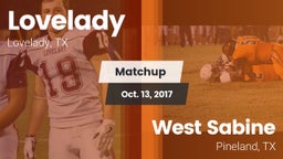 Matchup: Lovelady vs. West Sabine  2017