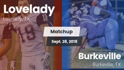 Matchup: Lovelady vs. Burkeville  2018