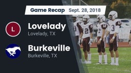 Recap: Lovelady  vs. Burkeville  2018
