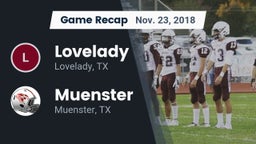 Recap: Lovelady  vs. Muenster  2018
