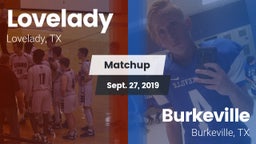 Matchup: Lovelady vs. Burkeville  2019