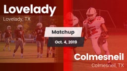 Matchup: Lovelady vs. Colmesneil  2019
