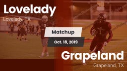 Matchup: Lovelady vs. Grapeland  2019