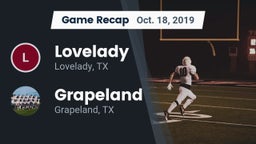 Recap: Lovelady  vs. Grapeland  2019