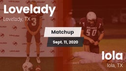 Matchup: Lovelady vs. Iola  2020